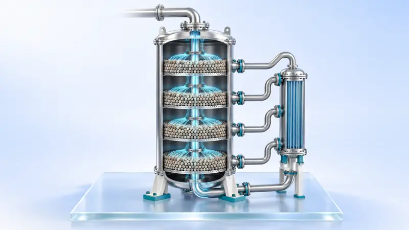 Sản xuất Sulfuric Acid (H₂SO₄) theo phương pháp tiếp xúc